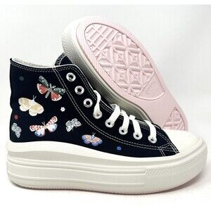 Converse Chuck Taylor All Star Move Platform High Butterfly Wings W Size 6.5